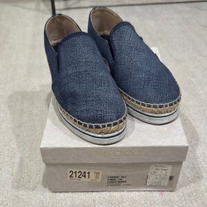 Jimmy Choo Denim Espadrilles